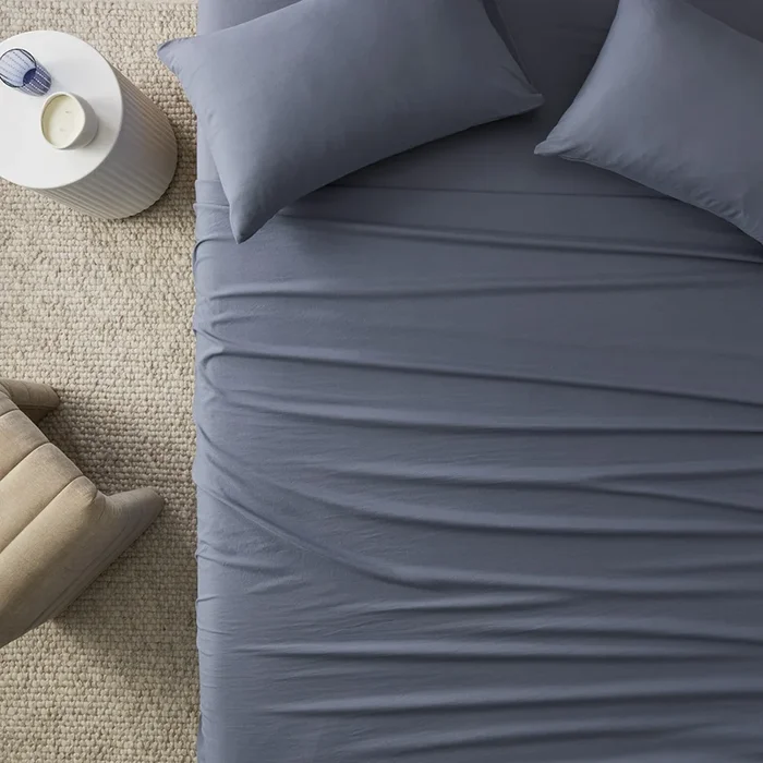 Microplush Steel Blue Sheet Set