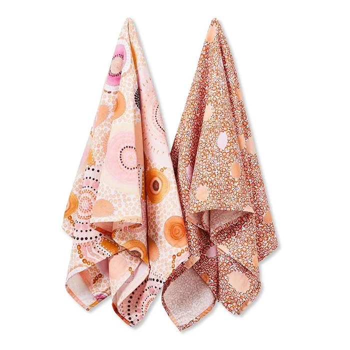 Miimi + Jiinda Yuludarra & Nyami Organic Cotton Muslin Swaddle 2 Pack
