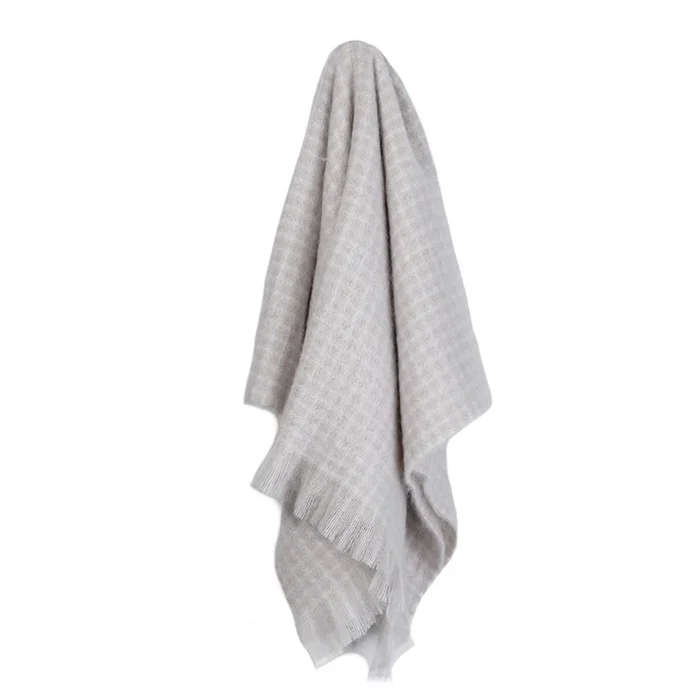 Mohair Oyster Throw