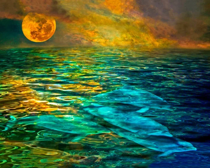 Moon Dolphins – Small