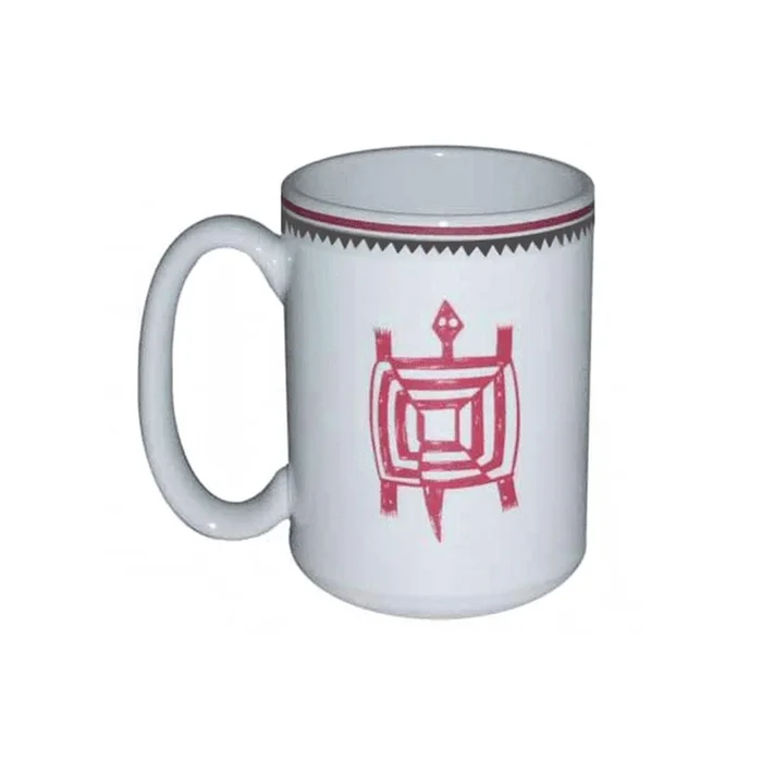 Mug – Mimbreño Turtle Maroon & White | Mimbreño 15 oz