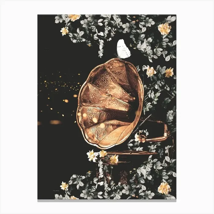 Music Canvas Print by Marcela Picinin