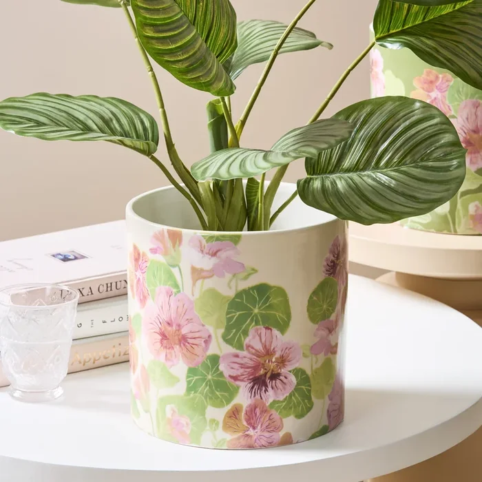Nasturtium Cream Pot