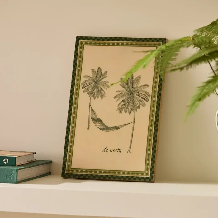Natures Resort La Siesta Portrait Timber Wall Art
