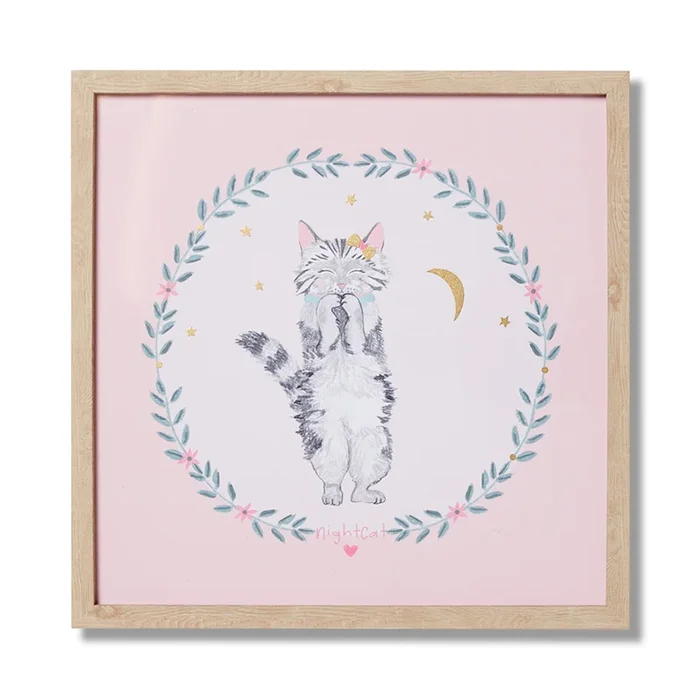 Night Cat Wall Art