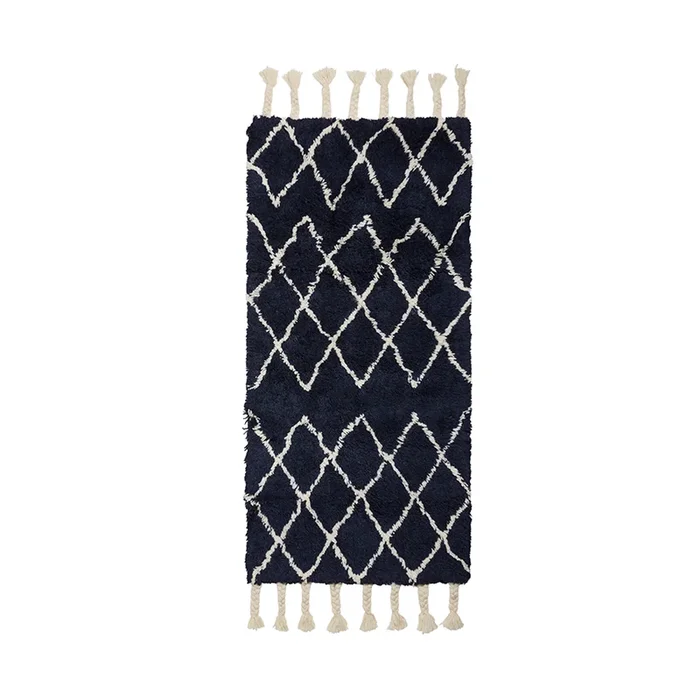 Nordic Rug Indigo & Natural Small