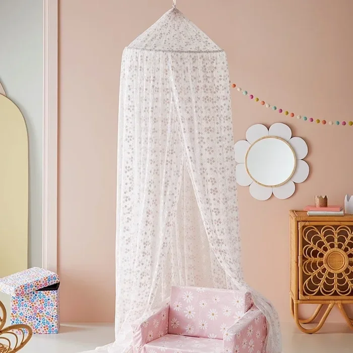 Novelty Pink Pretty Daisies Canopy