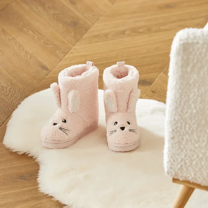 Novelty Sherpa Bunny Boots