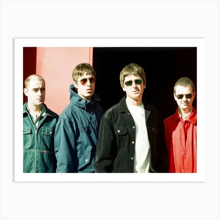 Oasis At The Metroradio Arena, Newcastle Upon Tyne, Art Print by Mirrorpix