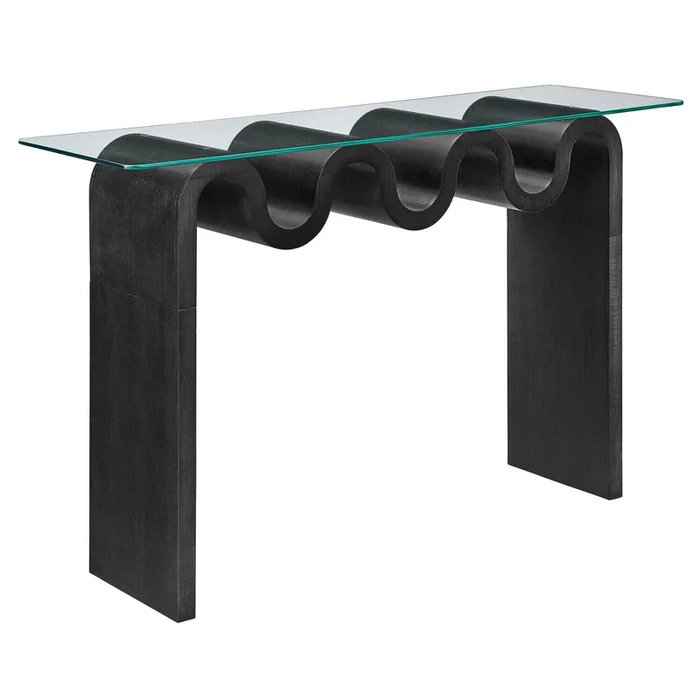Ondine Glass Top 50 ” Console Table