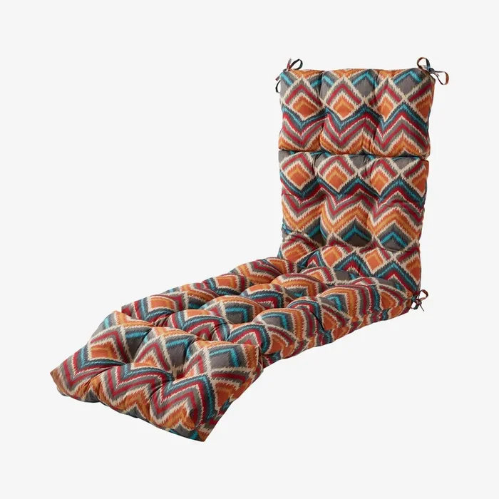 Outdoor Chaise Lounger Cushion – Surreal by The Cozy Cloth