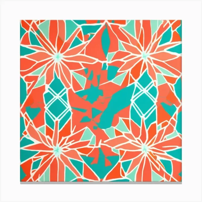Pattern Art Inspired By The Dynamic Spirit Of Miami’s Streets, Miami murals abstract art, 106 Canvas PrintPP by Pattern playroom