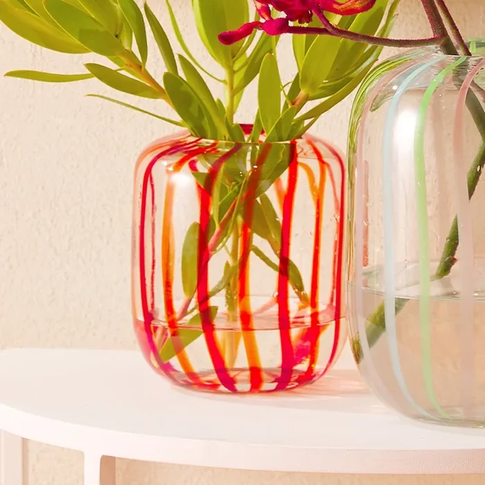 Peggy Fiesta Stripe Vase