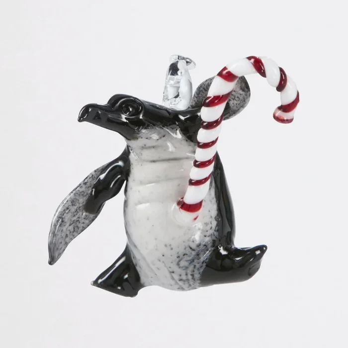 Penguin with Candy Cane