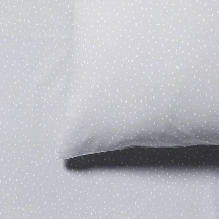 Perfect Percale Winterland Sheet Set Terrazzo Grey