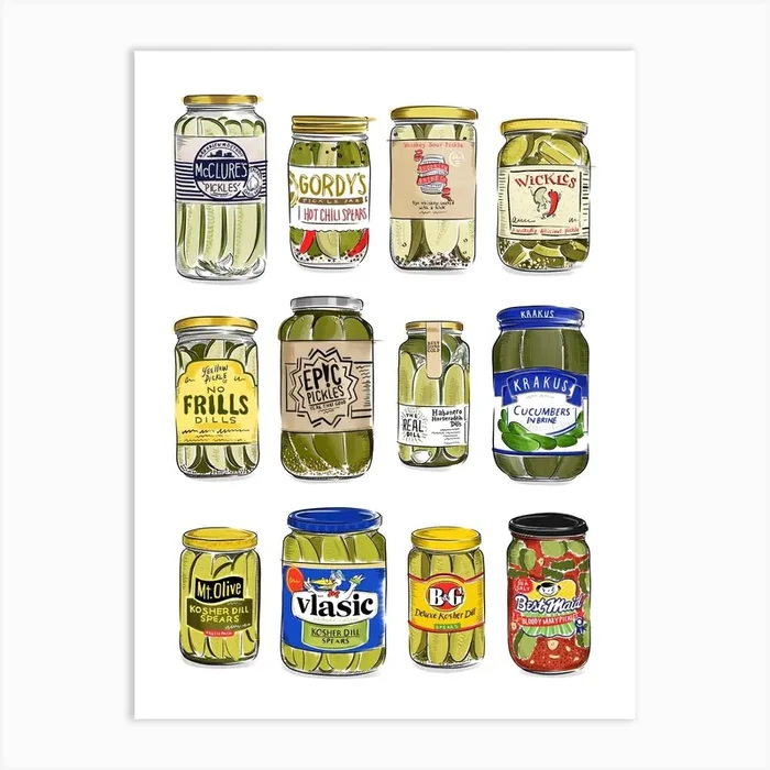 Pickles Art Print by Lola Star