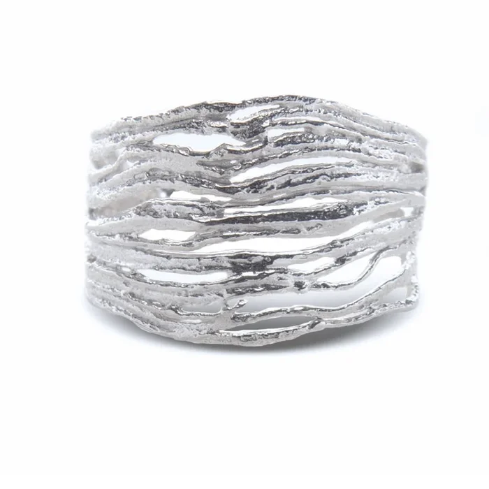 Pinion Ring – Bright Silver