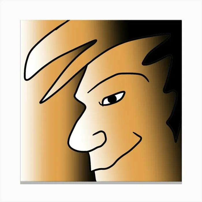 Portrait Of A Man Canvas Print by MauGuidone