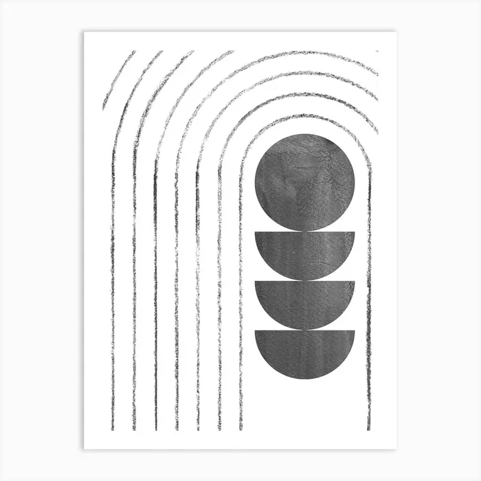 Rainbows And Circles Art Print by Whale’s Way