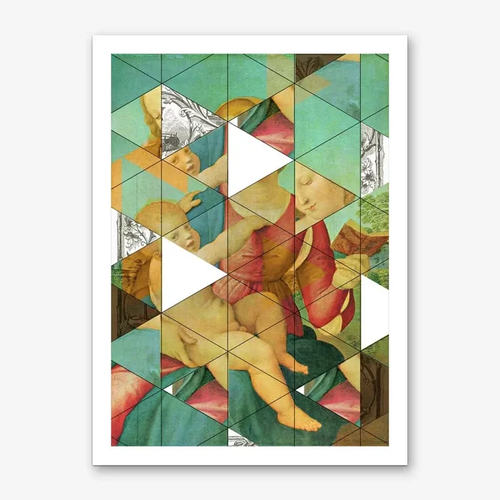 Raphael´s Mother & Child get Mixed Art Print by Marko Koeppe