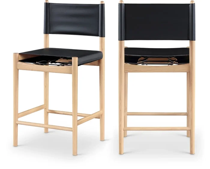 Rawlins Vegan Leather Upholstered Counter Stool
