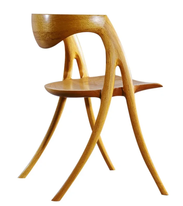 Red Oak Writing Chair