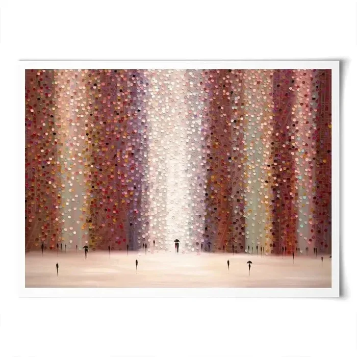 Romance And Rain Art Print