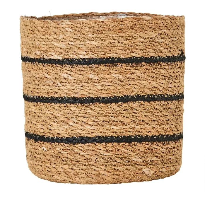 Sahara Tan & Black Stripe Basket