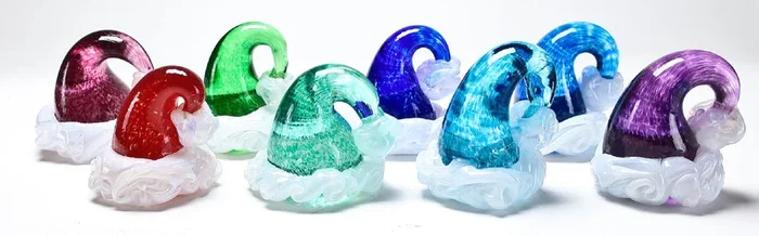 Santa Hats – Aqua