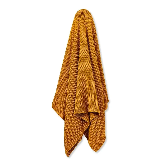 Santona Light Mustard Throw
