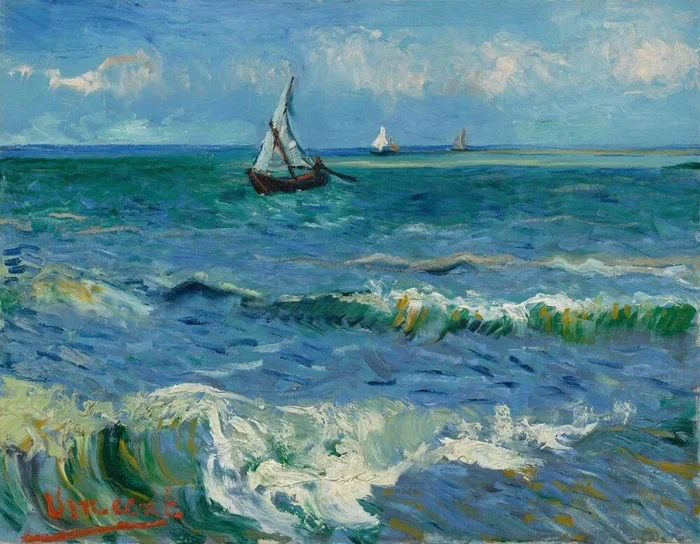 Seascape near Les Saintes-Maries-de-la-Mer, 1888
