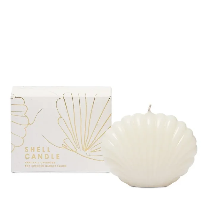 Shell Vanilla and Cashmere Candle 140g