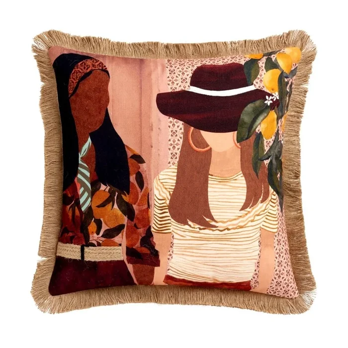 Sicily Girls Friends Cushion