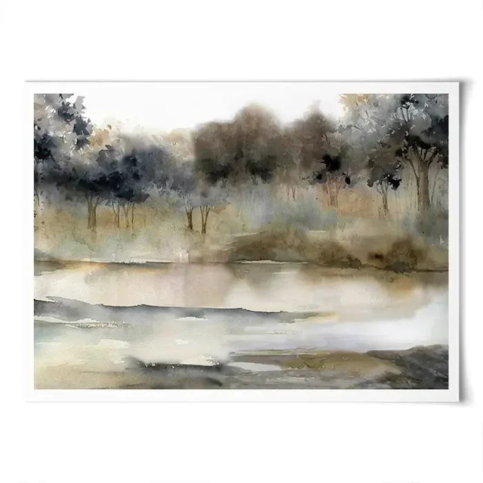 Silent River Art Print
