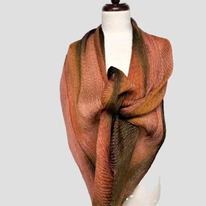 Silk Shibori Scarf – Sedona