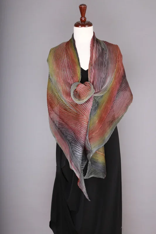 Silk Shibori Shawl