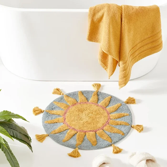 Sonny Golden & Sea Blue Bath Mat