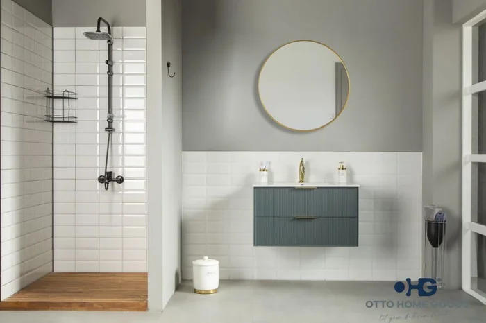Sorrento 30 ” Forest Green Bathroom Cabinet