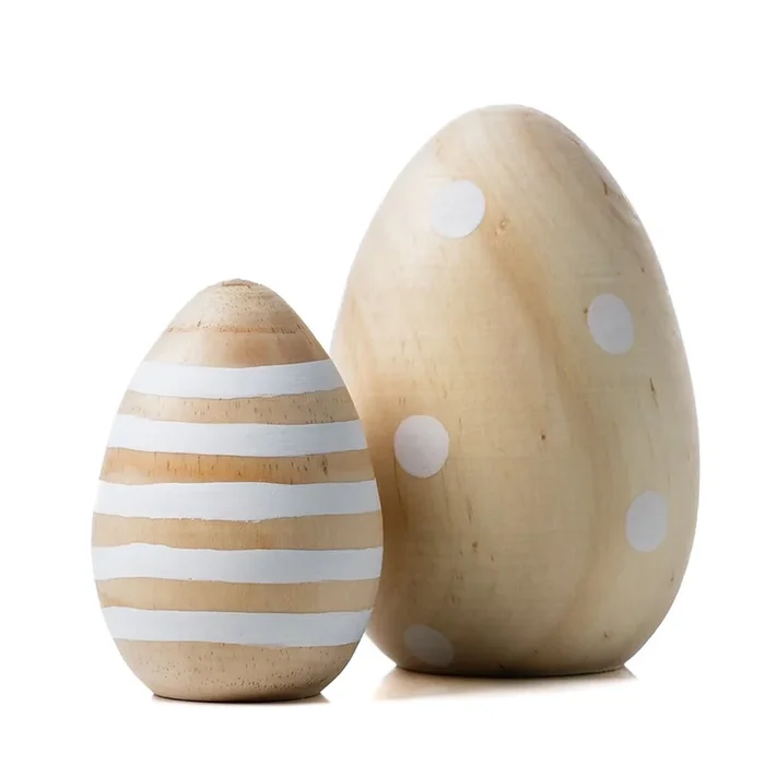 Standing Wooden Eggs