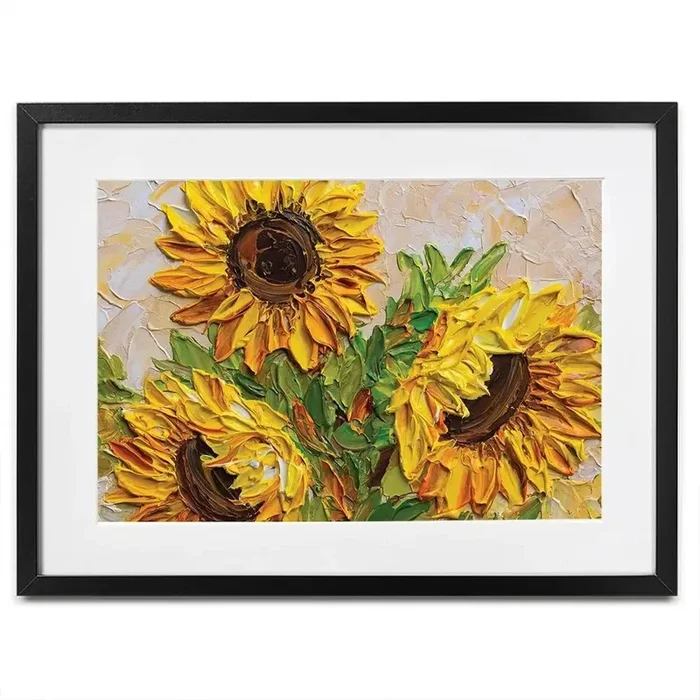 Sunflowers Warmth Framed Art Print