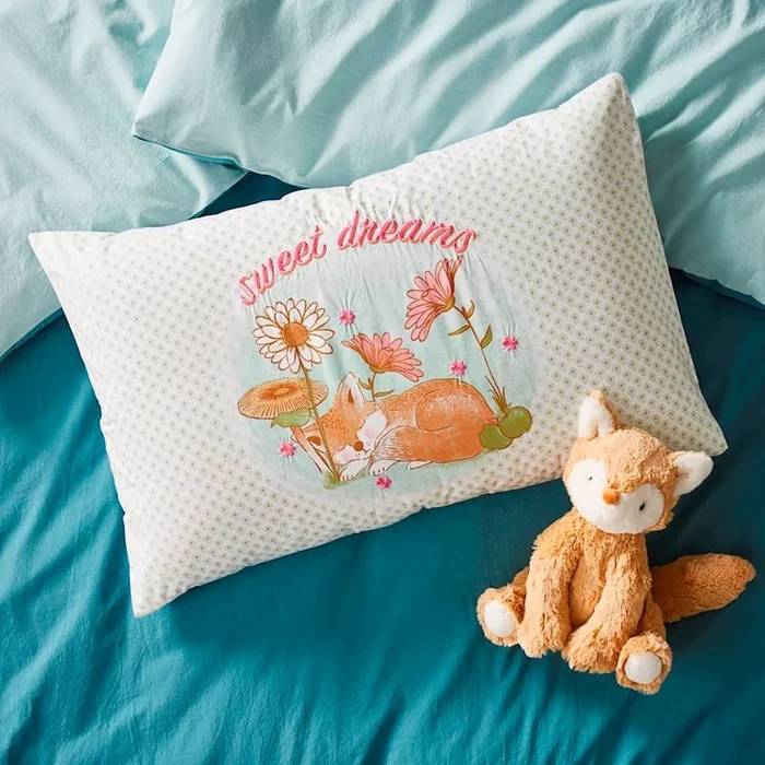 Sweet Dreams Multi Text Pillowcase