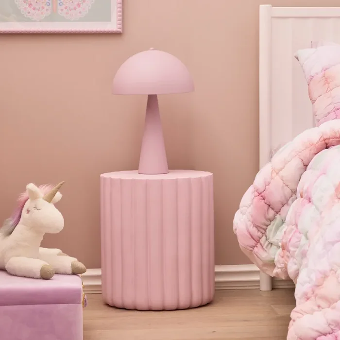 Sydney Pink Scallop Side Table