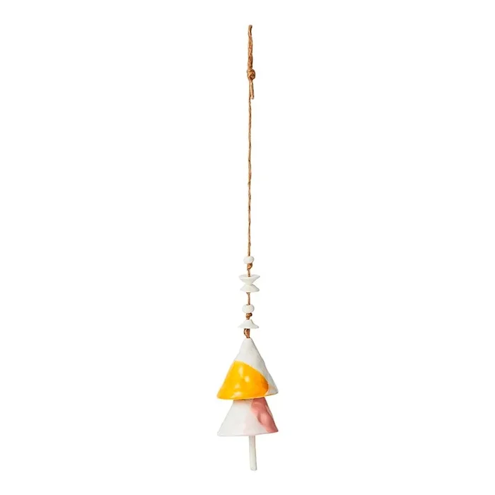Tao Pink & Yellow Bells Wind Chime