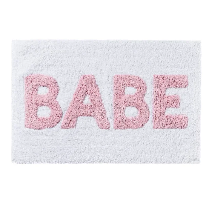 Text Bath Mat Babe