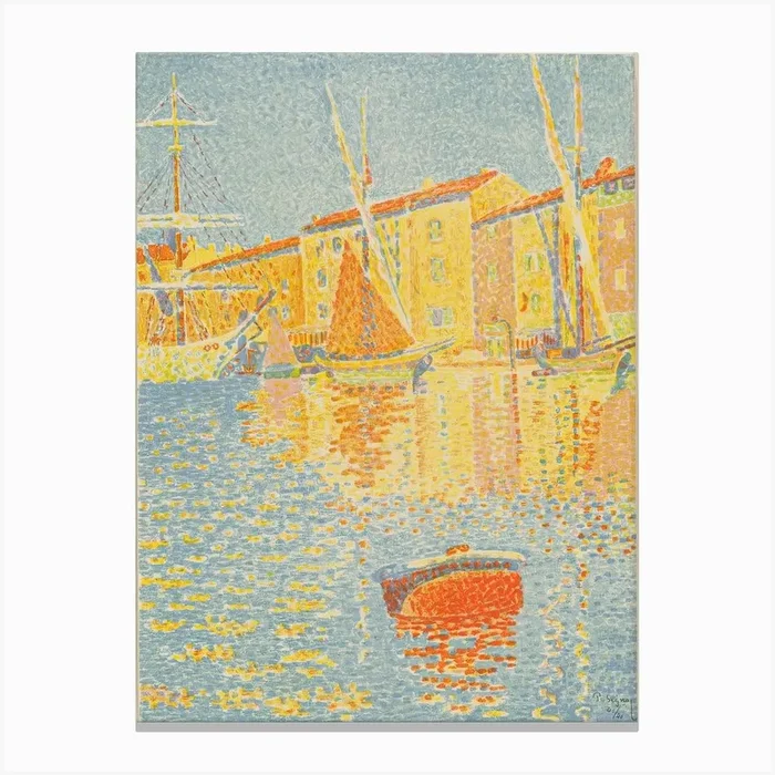 The Buoy (1894), Paul Signac Canvas Print by Fy! Classic Art Prints and Posters