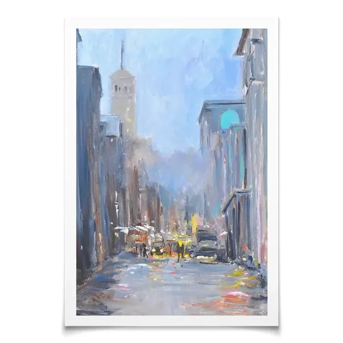 The City Ahead Art Print