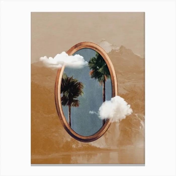 The Palm Portal Canvas Print by Marcela Picinin