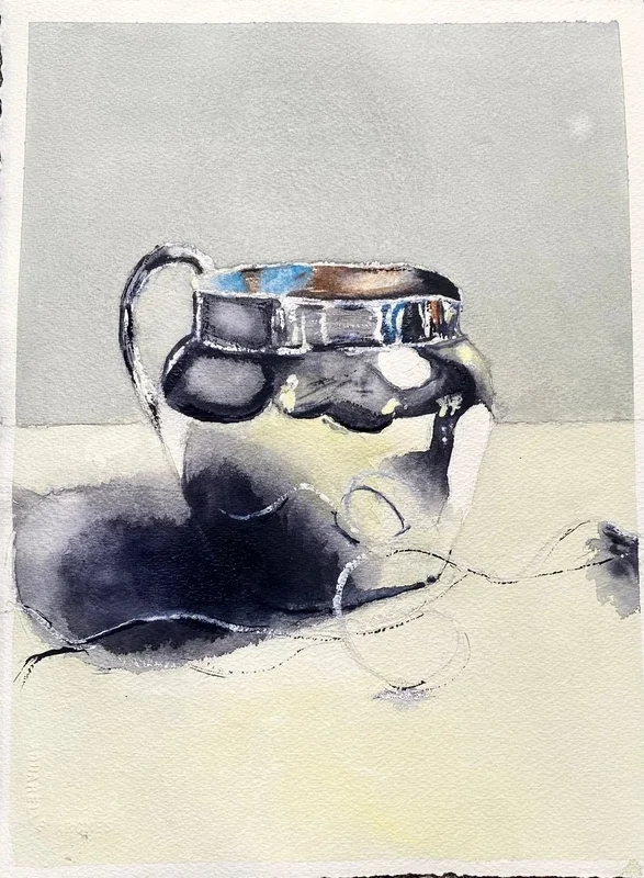 The shiny….. (2025) Watercolour by Paul Mitchell