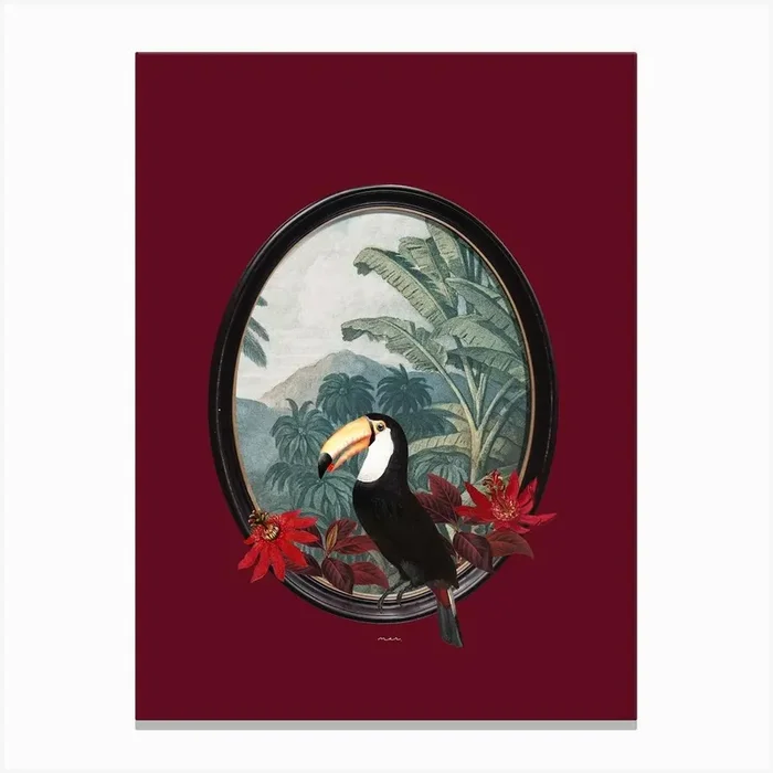 The Toucan Portal Canvas Print by Marcela Picinin