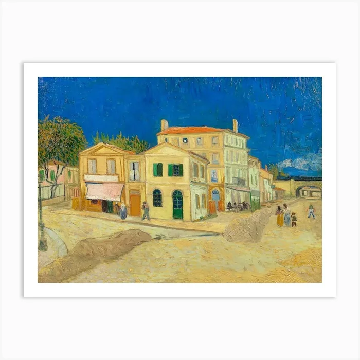 The Yellow House (1888), Vincent Van Gogh Art Print by Fy! Classic Art Prints and Posters